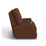 Devon Fabric Power Reclining Loveseat with Console - Image 8