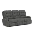 Devon Fabric Power Reclining Sofa with Power Headrests - Image 5