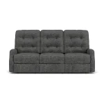 Devon Fabric Power Reclining Sofa with Power Headrests - Image 6