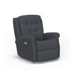 Minnie Fabric Power Rocking Recliner with Power Headrest - Image 5