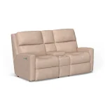 Catalina Fabric Power Reclining Loveseat with Console & Power Headrests - Image 5