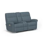 Davis Fabric Power Reclining Loveseat with Console & Power Headrests - Image 5