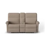 Davis Fabric Power Reclining Loveseat with Console - Image 3