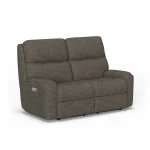 Rio Fabric Power Reclining Loveseat with Power Headrests - Image 5
