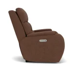 Strait Fabric Power Recliner with Power Headrest - Image 4