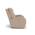 Strait Fabric Power Reclining Loveseat with Power Headrests - Image 4