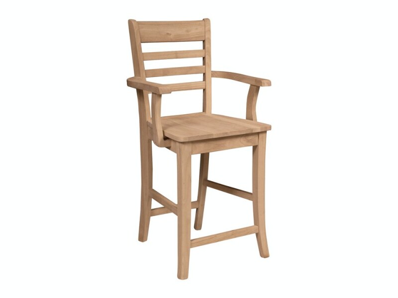 24'' Roma Counter Stool w/Arms