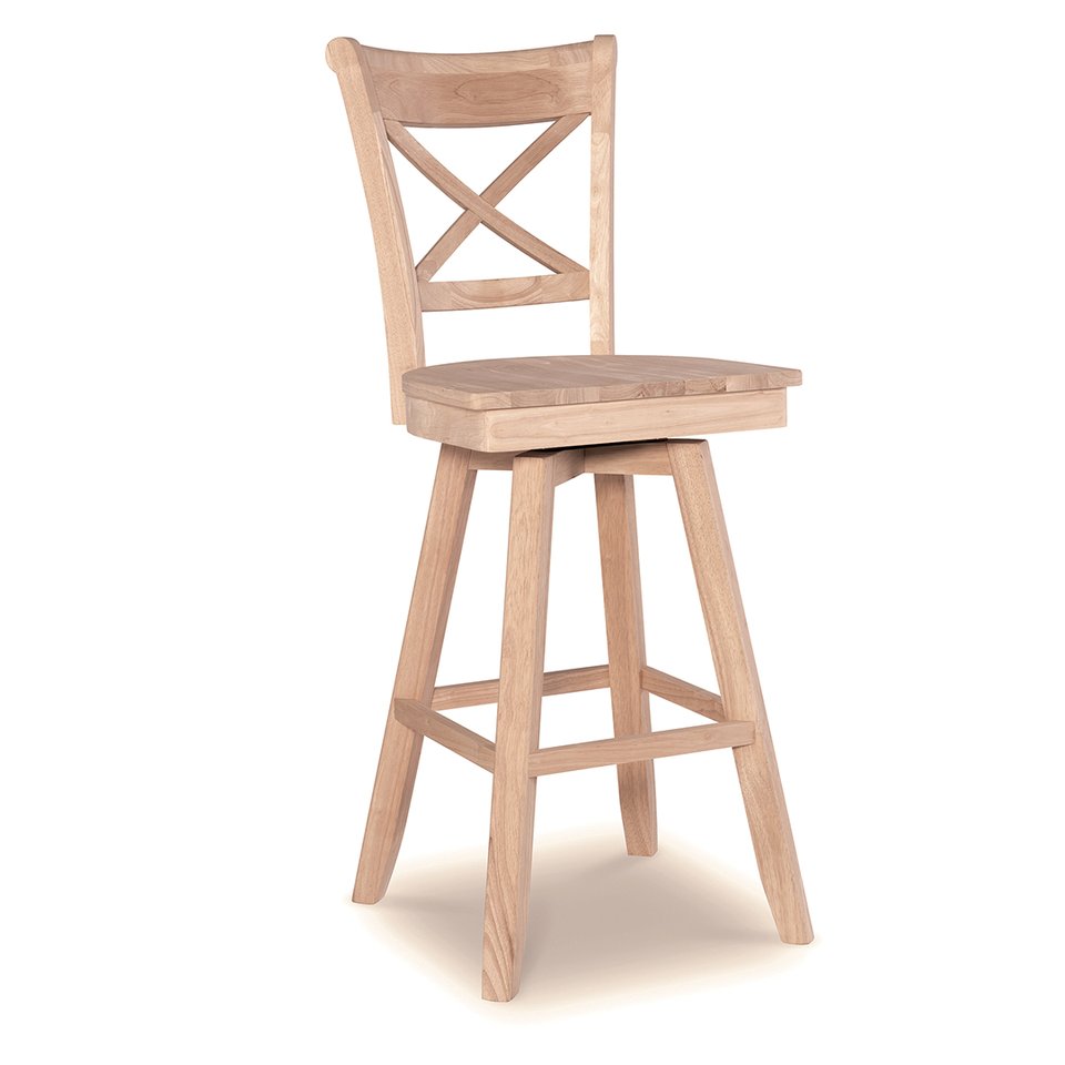 30'' Charlotte Swivel Bar Stool