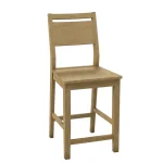 24" Aspen Panel Back Counter Stool - Image 3