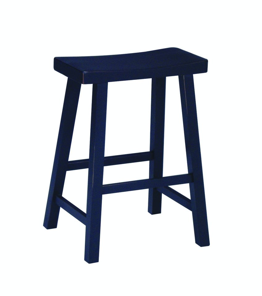 Home Accents - 24''H Saddleseat in Antique Black