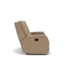 Arlo Leather Reclining Loveseat with Console - Image 4