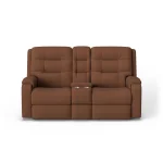 Arlo Leather Power Reclining Loveseat with Console - Image 6