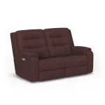 Arlo Leather Power Reclining Loveseat with Power Headrests - Image 5