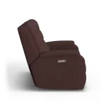Arlo Leather Power Reclining Loveseat with Power Headrests - Image 7