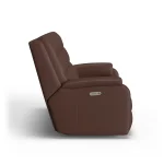 Arlo Leather Power Reclining Sofa with Power Headrests - Image 4