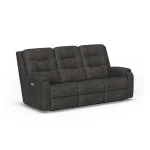 Arlo Leather Power Reclining Sofa with Power Headrests - Image 5