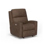 Catalina Leather Power Rocking Recliner with Power Headrest