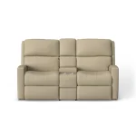 Catalina Leather Power Reclining Loveseat with Console - Image 6