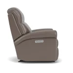 Davis Leather Power Recliner with Power Headrest - Image 7