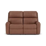 Rio Leather Reclining Loveseat - Image 3