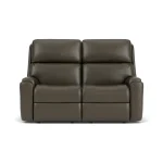 Rio Leather Reclining Loveseat - Image 6