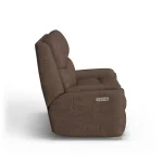 Rio Leather Power Reclining Loveseat with Power Headrests - Image 4