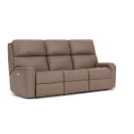 Rio Leather Power Reclining Sofa with Power Headrests - Image 5