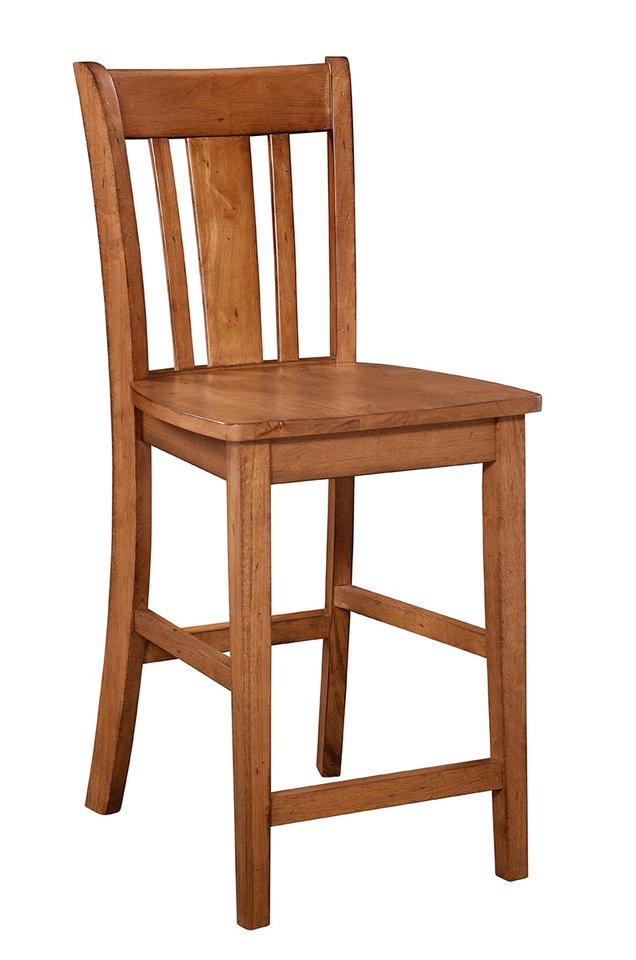 Dining Essentials - San Remo Stool in Bourbon Oak