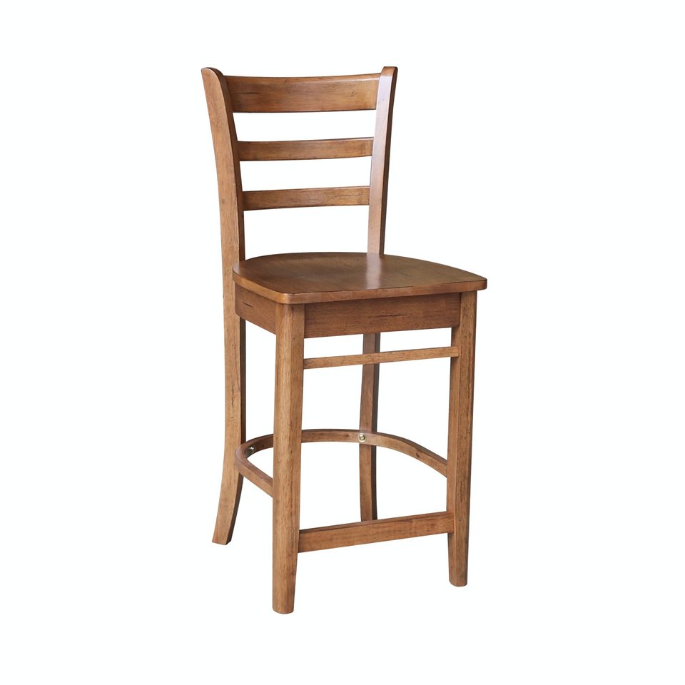 Dining Essentials - Emily Stool in Bourbon Oak