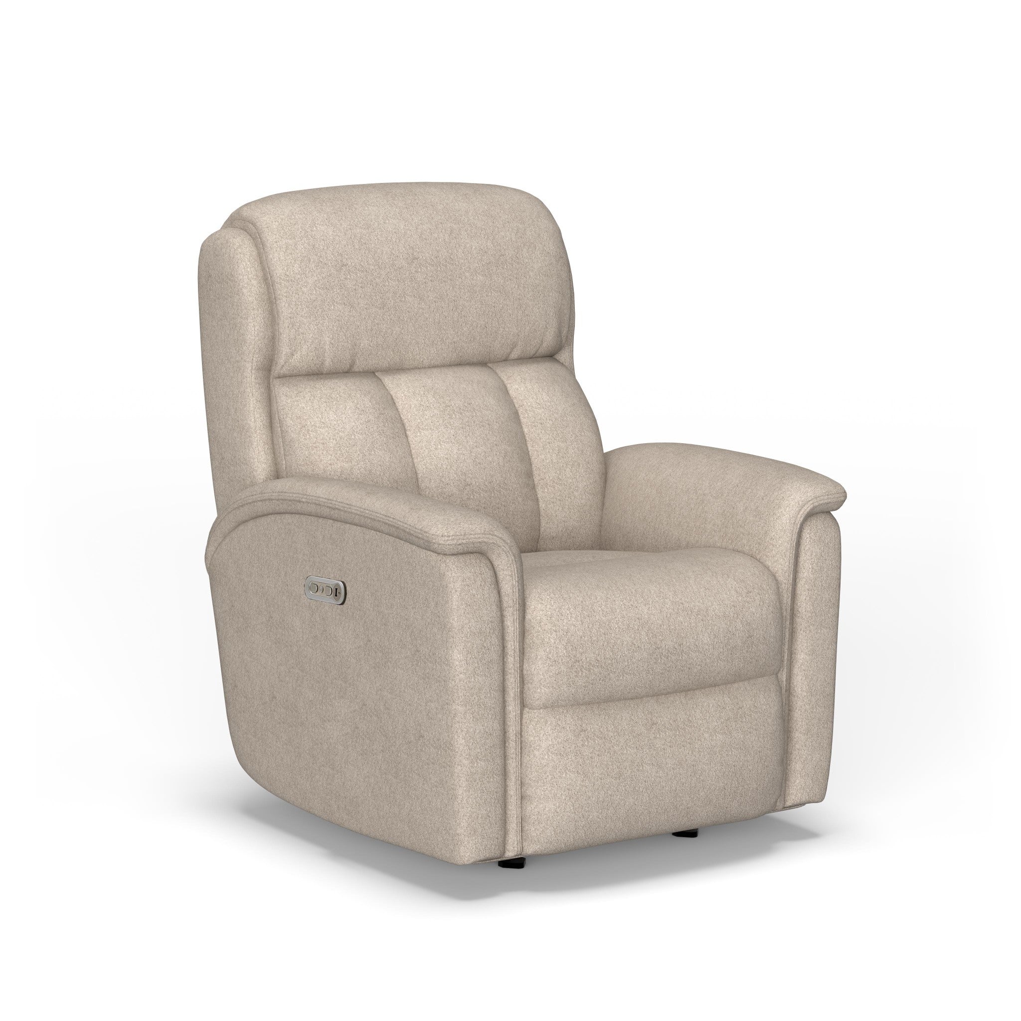 S450250H-105997517 Luna Fabric Power Recliner with Power Headrest - Image 1