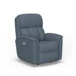 Luna Fabric Power Recliner with Power Headrest - Image 5
