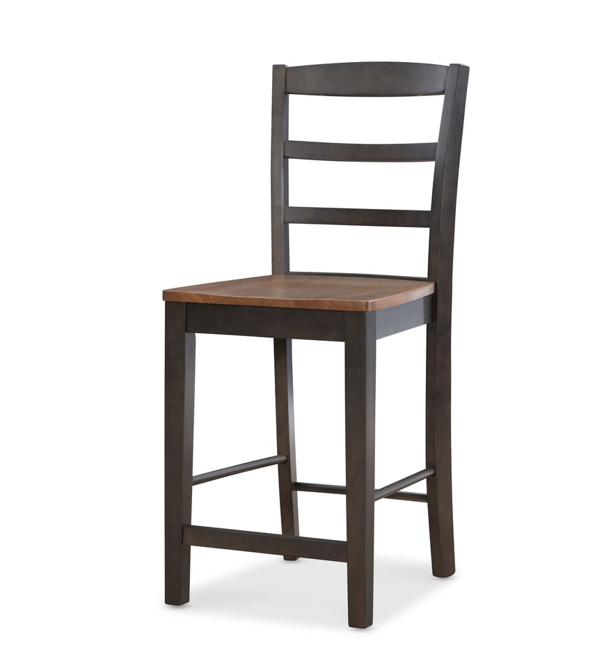 Dining Essentials - Madrid Stool in Hickory and Coal