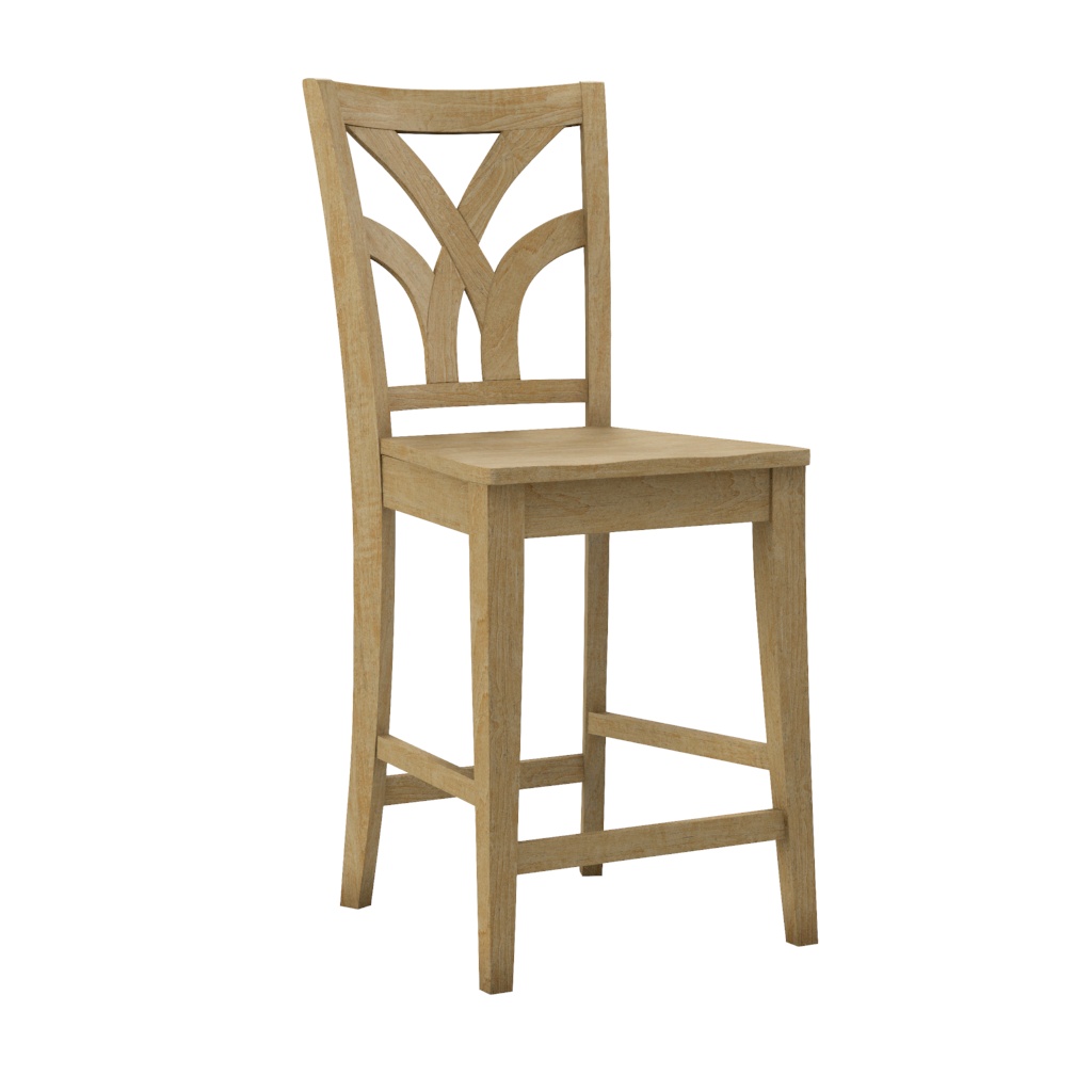 24" Palm Counter Stool
