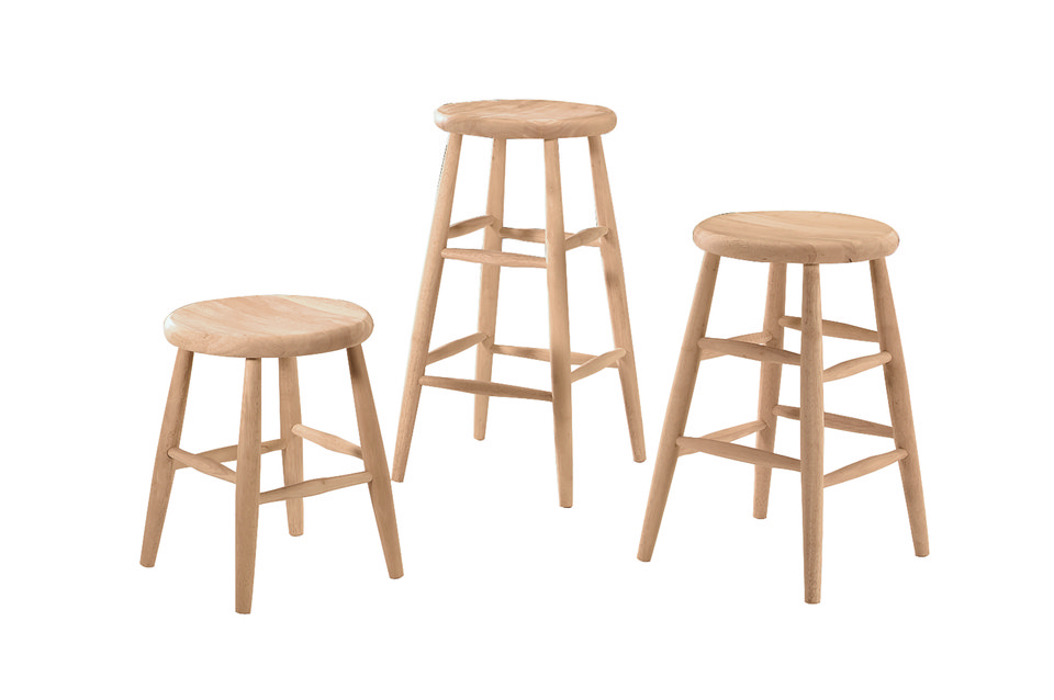 Scoop Seat Stools - S-824