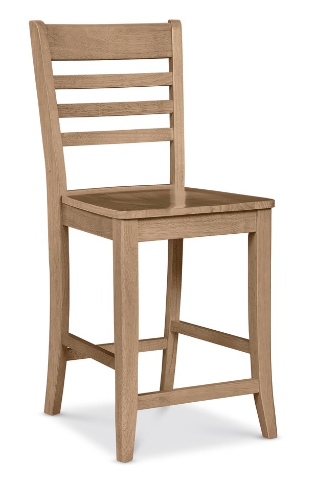 Cosmopolitan Collection - 24"H Roma Stool in Honey