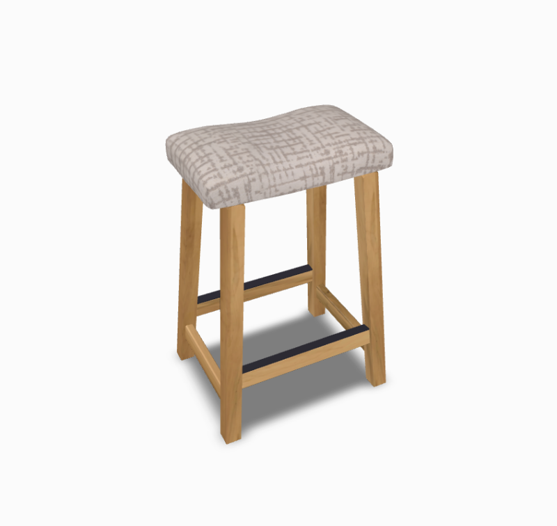 Saddle Barstool 24in. Saddle Barstool