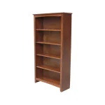 Home Accents - 60''H Shaker Bookcase Espresso