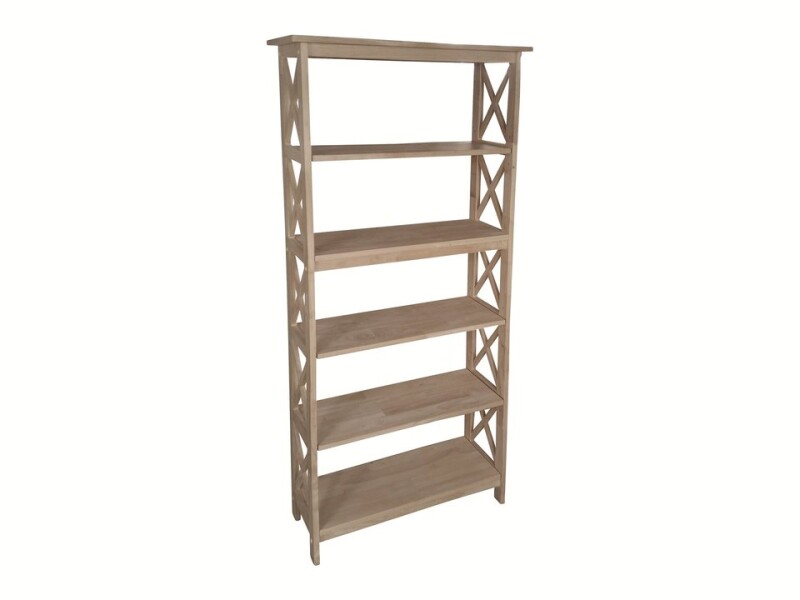 72'' X -Sided Bookcase