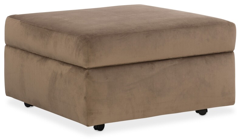 Sage, Simply Me Living Room Sage Storage Ottoman