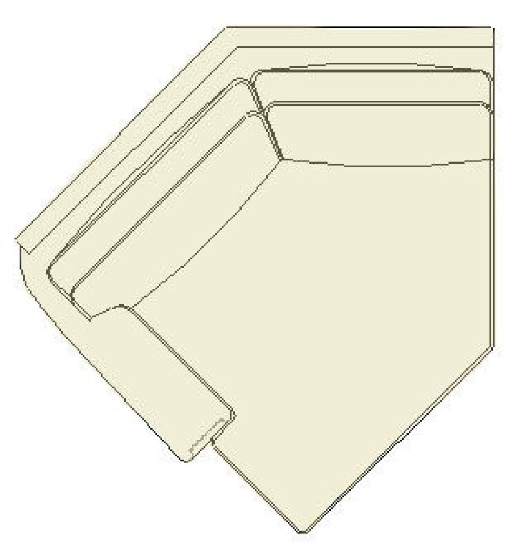 Sage, Simply Me Living Room Sage LAF Cuddler