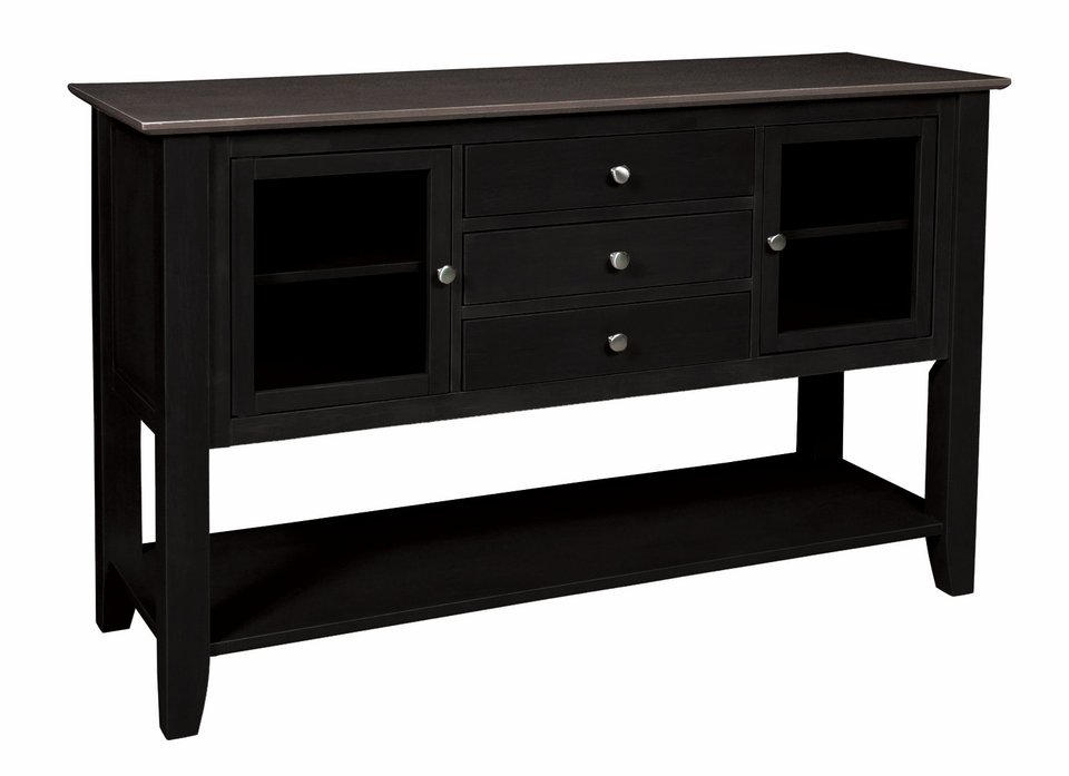 Cosmopolitan Collection - Server in Coal & Black