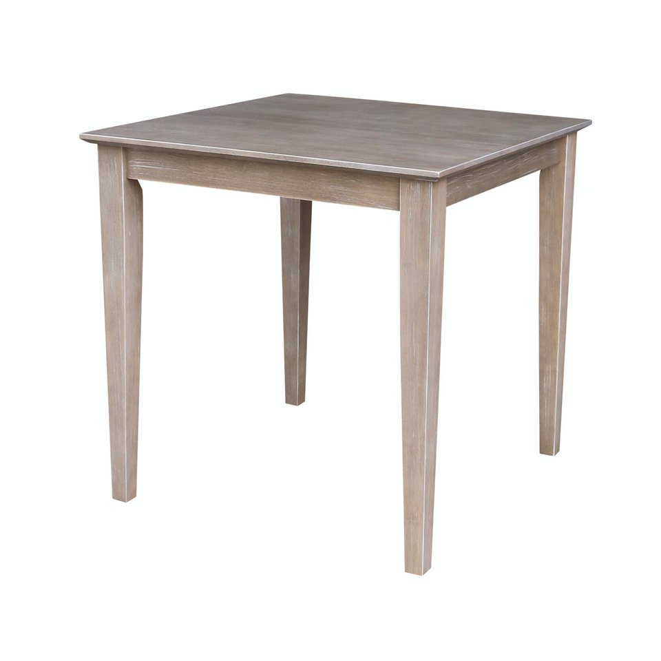 Dining Essentials - 30'' Square Table Top w/ 30'' Shaker Legs in Taupe Gray - T09-30S
