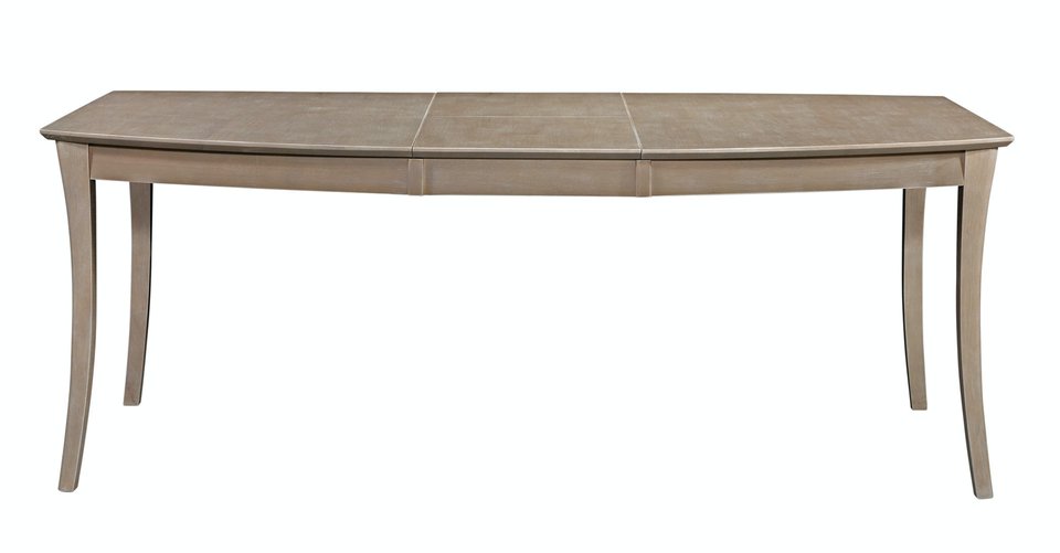 Cosmopolitan Collection - Salerno Butterfly Extension Table in Taupe Gray