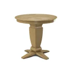 Build Your Own Pedestal Table w/ 36"H Java Gathering Pedestal for Solid Tops - Image 19