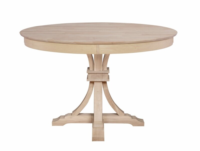 Sienna Round Solid Top w/ 36"H Flair Pedestal Base - T-12B-36