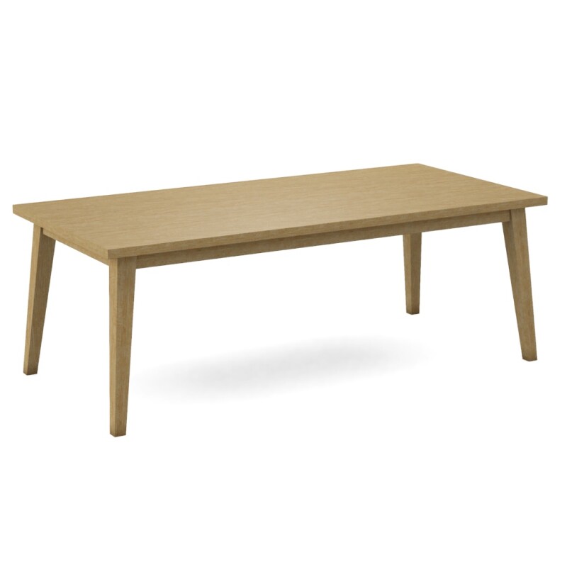 Mid Century Moden Solid Table w/ Flared Legs