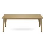 Mid Century Moden Solid Table w/ Flared Legs - Image 23