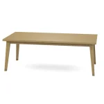 Mid Century Moden Solid Table w/ Flared Legs - Image 24