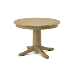 Build Your Own Pedestal Table w/ 42" Round Tabletop w/'Half Bullnose Edge