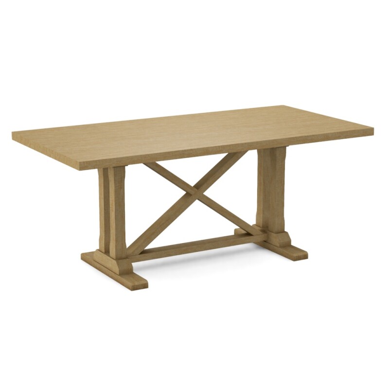 Alexa Trestle Solid Table Top and Base - T-17236TA